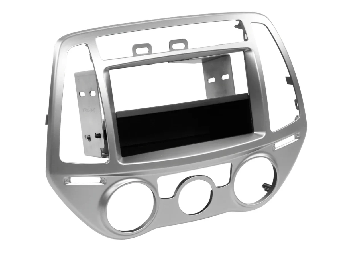 2-DIN RB mit Fach Hyundai i20 07/2012-11/2014 silber – Bild 1