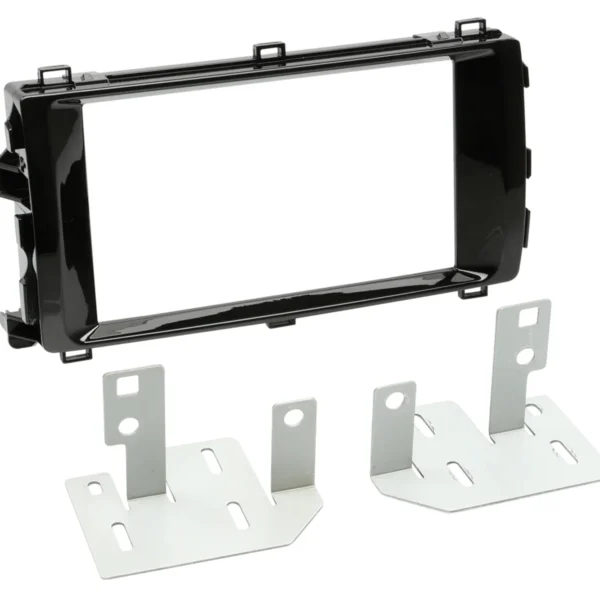 2-DIN Radioblende Toyota Auris 01/2013-08/2015 Klavierlack