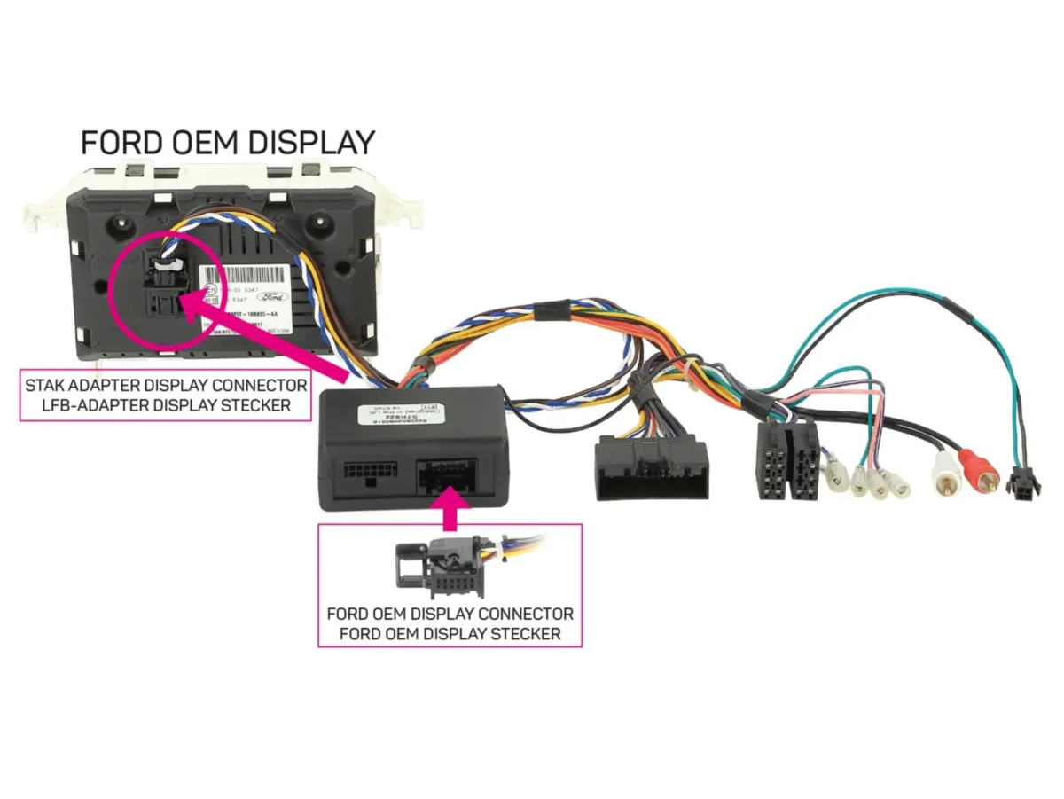 LFB Ford verschiedene Fahrzeuge 24PIN/DisplayStecker – Bild 3