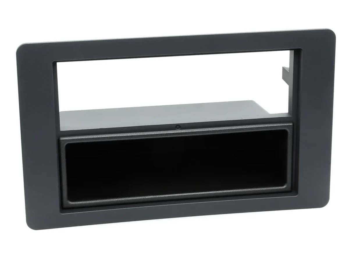 2-DIN Radioblende mit Fach Saab 9.5 2005-2010 schwarz – Bild 1
