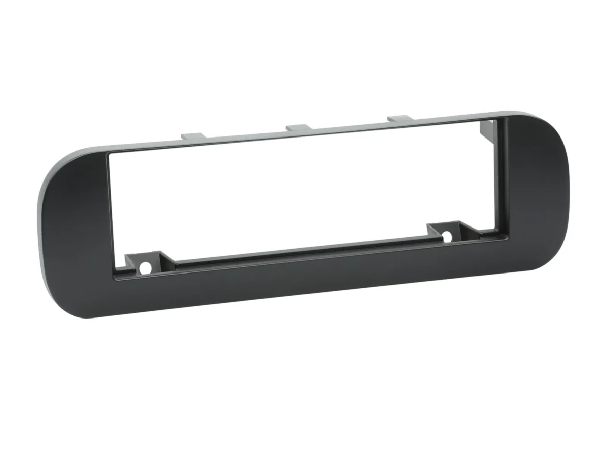 1-DIN Radioblende Fiat Panda 2012-2020 mattschwarz – Bild 1