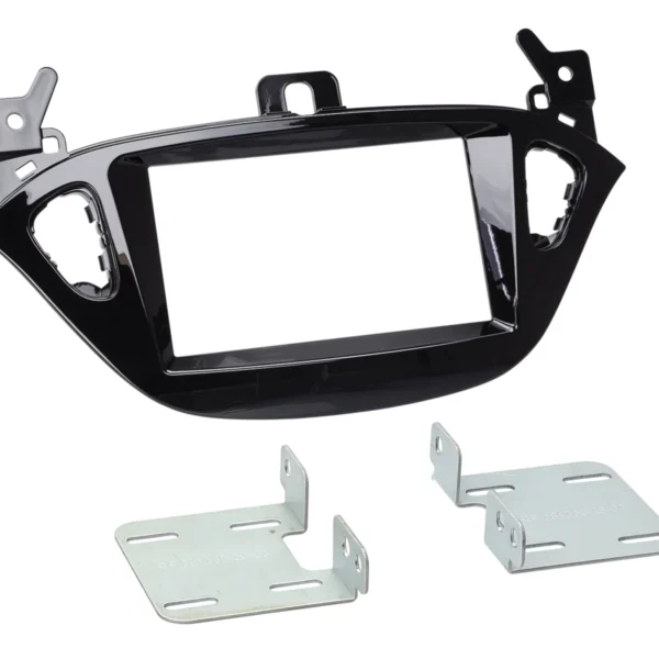 2-DIN Radioblende Opel AdamM-A/Corsa EX15 Klavierlack