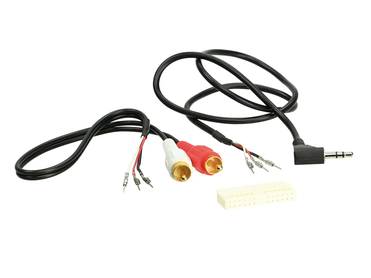 OEM AUX Buchse BMW / Ford / VW Quadlock Nachrüstradio – Bild 1