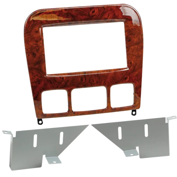 2-DIN Radioblende S-KlasseW220 11/1998-09/2005 Wurzelholz