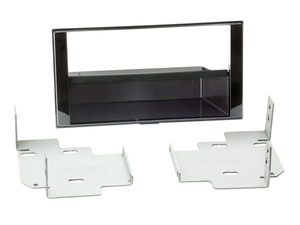 2-DIN Radioblende mit Fach Nissan Micr/aNote/Versa – Bild 1