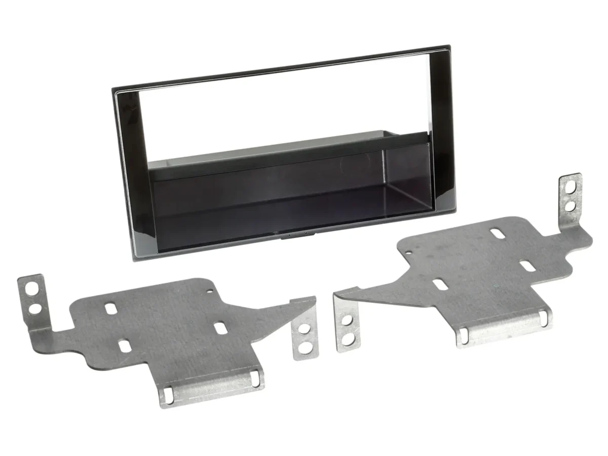 2-DIN RB mit Fach Nissan Juke 2014 Klavierlack / schwarz – Bild 1