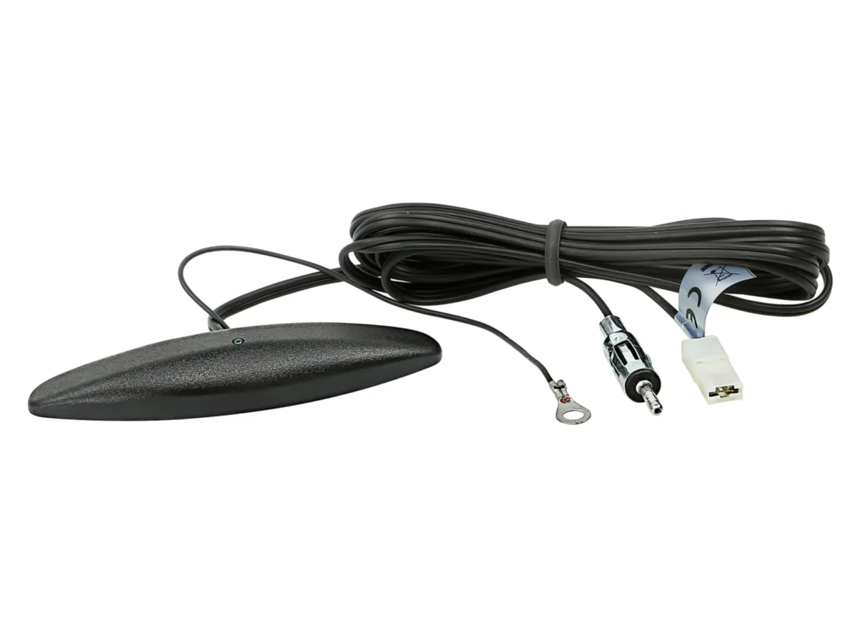 Glasklebeantenne AM/FM DINm 12V extern – Bild 1