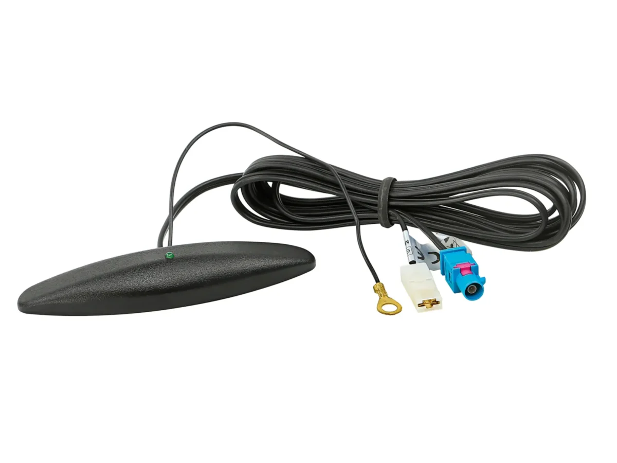 Glasklebeantenne AM/FM Fakram 12V extern – Bild 1