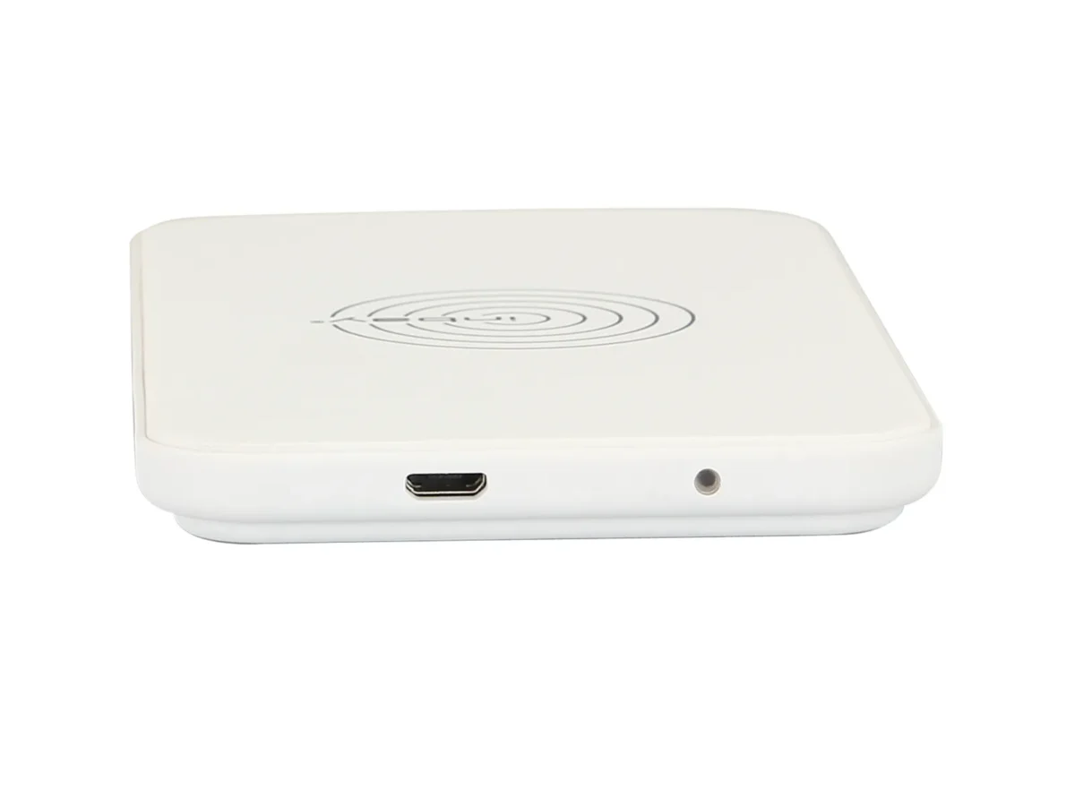 Induktive Qi - Tisch Ladestation weiss – Bild 3