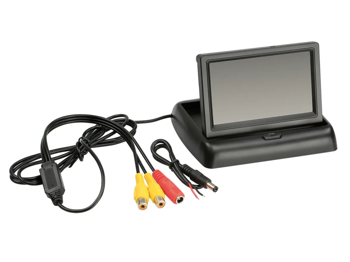 Monitor Klappmonitor 4.3 2x Video Eingang – Bild 2