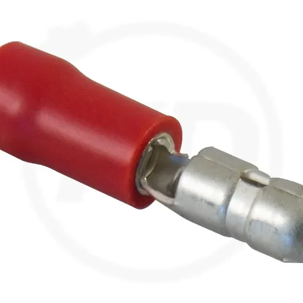 Rundstecker rot 0.5 - 1.0 mm 10 Stk.