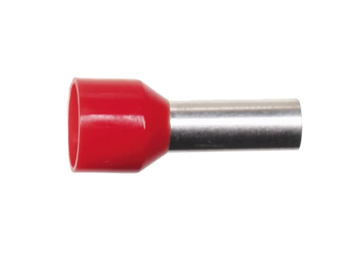 Aderendhülsen rot 10.0 mm 10 Stück – Bild 1