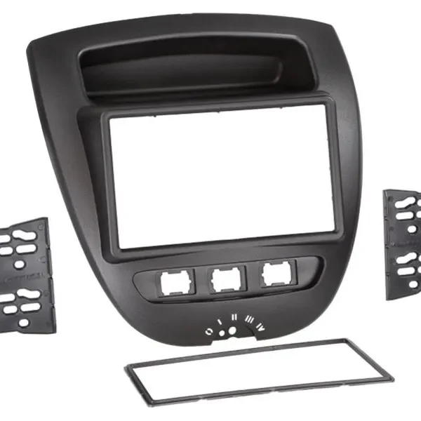 2-DIN RB Toyota Aygo / Citroen C1 / Peugeot 107 05- schwarz