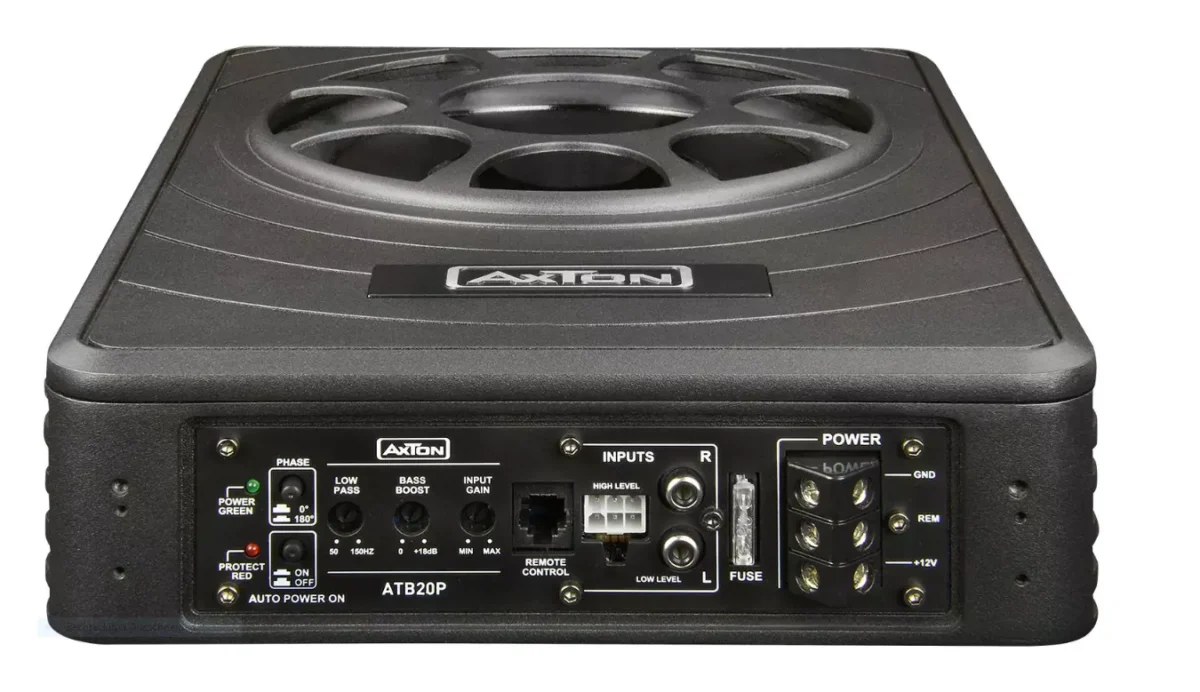 AXTON ATB 20P aktiver Untersitz-Suwoofer mit Passivmembranen – Bild 7