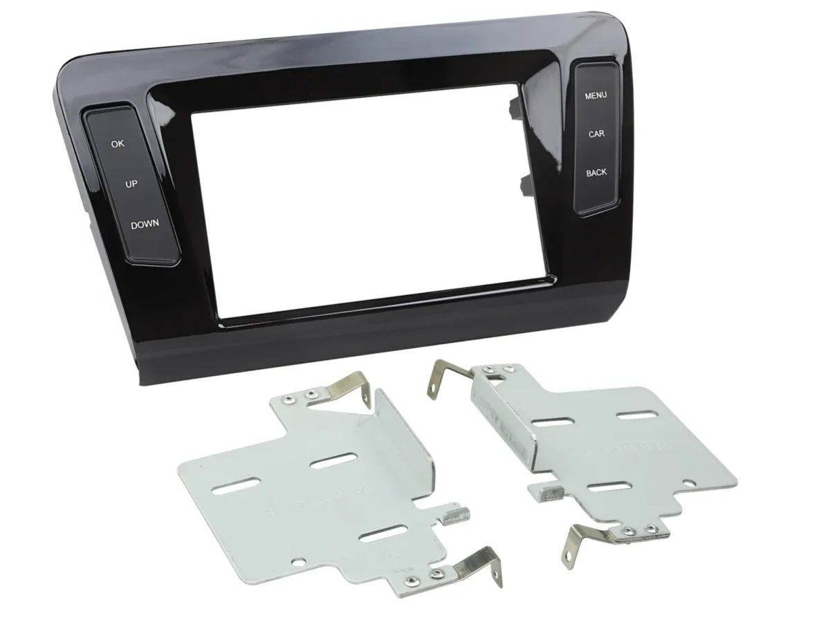 2-DIN Radioblende Skoda Octavia 2013-2016 Klavierlack – Bild 1