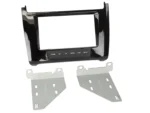 2-DIN Radioblende VW Polo6R 2014-2017 Klavierlack schwarz