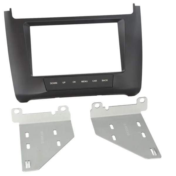 2-DIN Radioblende VW Polo6R 2014-2017 schwarz