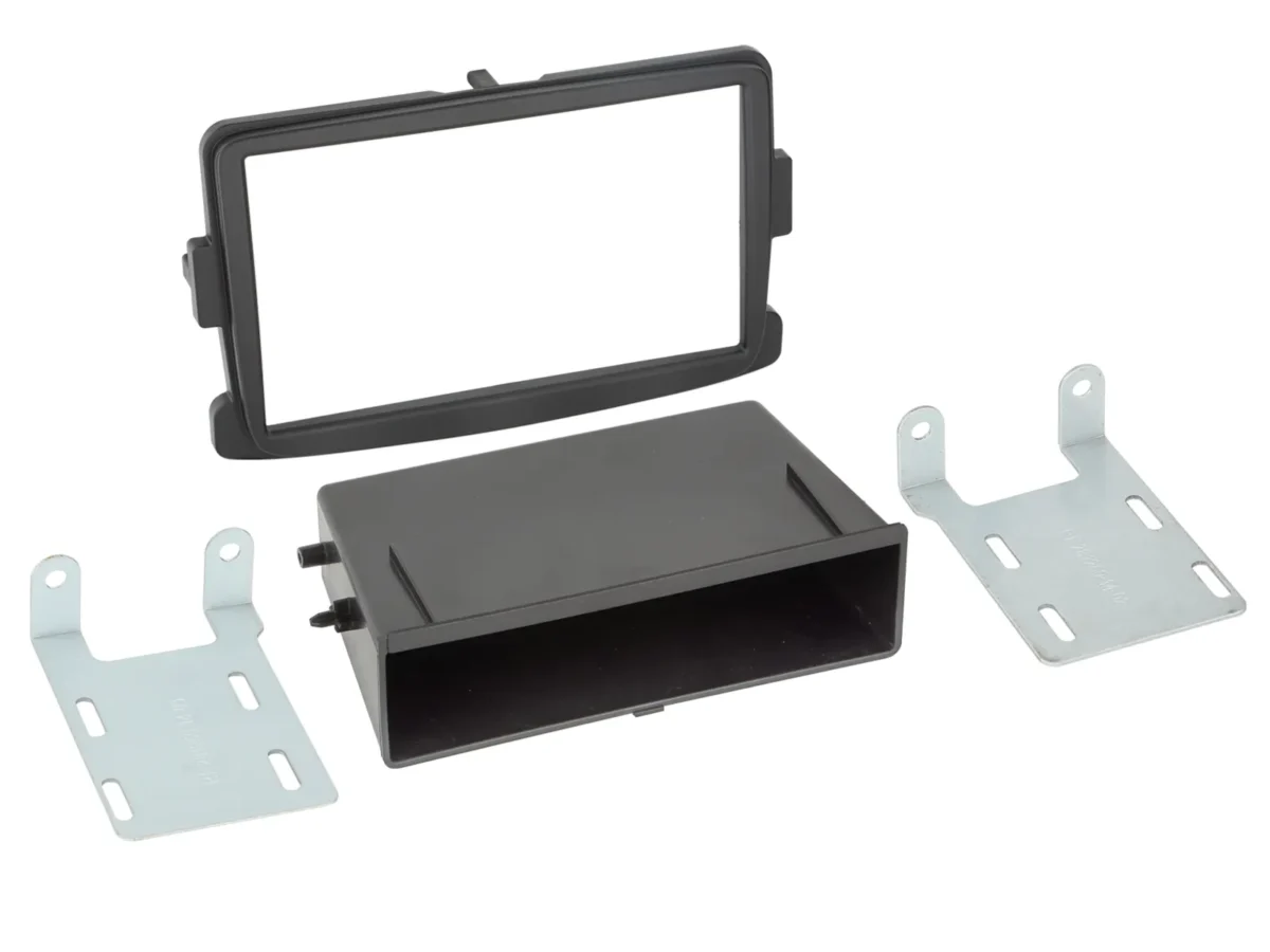 2-DIN RB mit Fach Daci/aFiat/Nissan/Opel/Renault schwarz – Bild 1