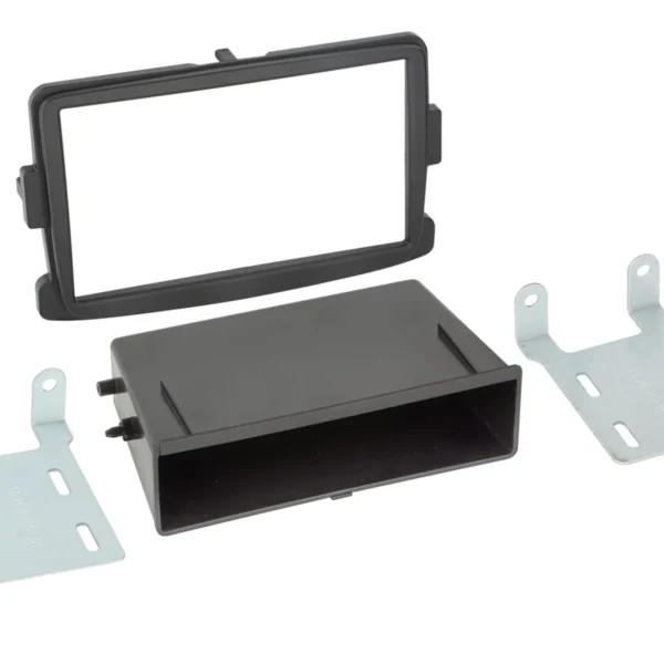 2-DIN RB mit Fach Daci/aFiat/Nissan/Opel/Renault schwarz