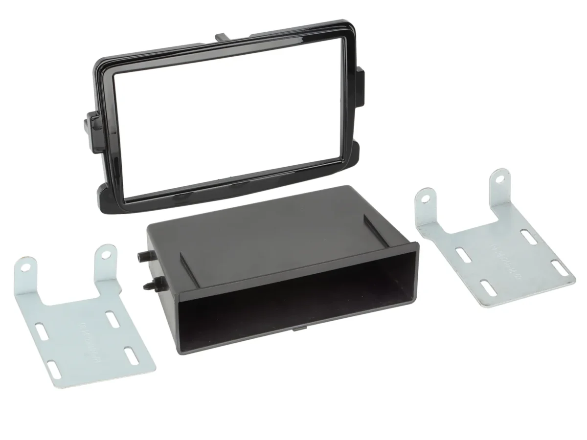 2-DIN RB mit Fach Daci/aFiat/Nissan/Opel/Renault Klavierlack – Bild 1