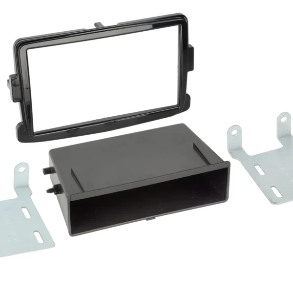 2-DIN RB mit Fach Daci/aFiat/Nissan/Opel/Renault Klavierlack