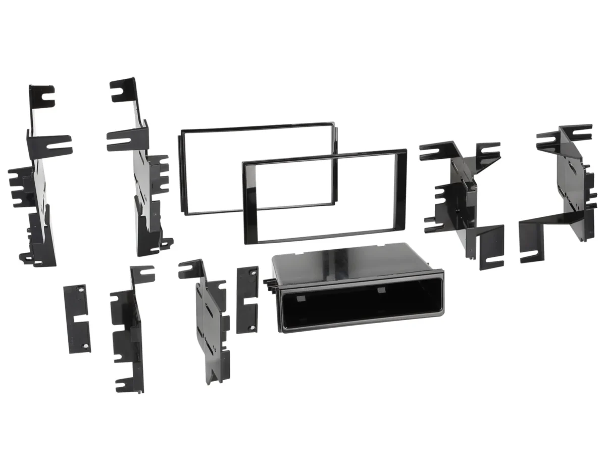 2-DIN Radioblende mit Fach Chevrolet/Nissan Klavierlack – Bild 1