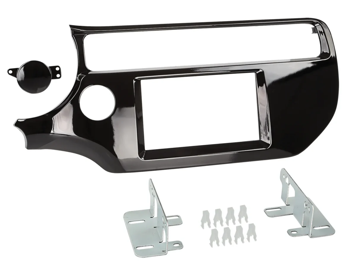 2-DIN RB Kia Rio 03/2015- Klavierlack / schwarz – Bild 1