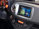 2-DIN Radioblende Toyota YarisXP13 10/2011-08/2014 silber – Bild 2