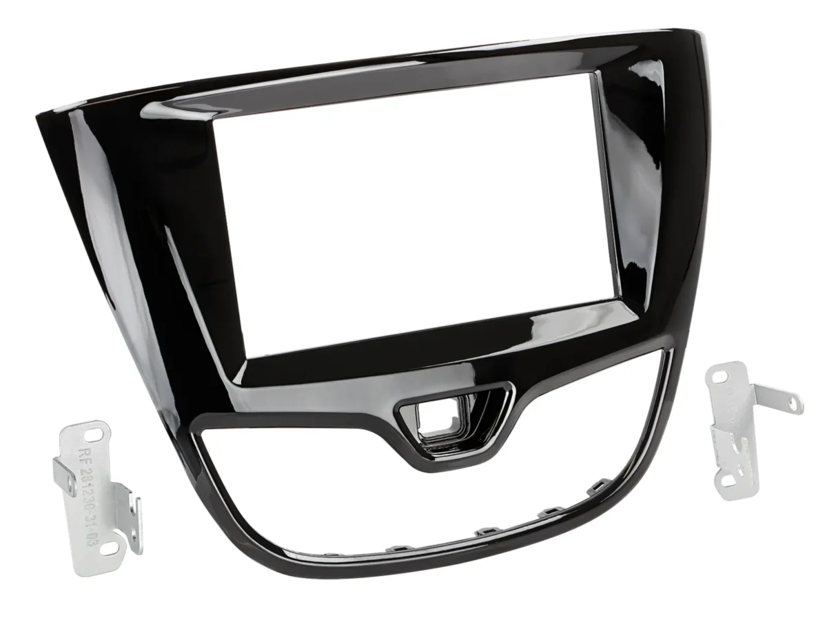 2-DIN RB Opel Karl 2015-2018 Klavierlack Schwarz – Bild 1