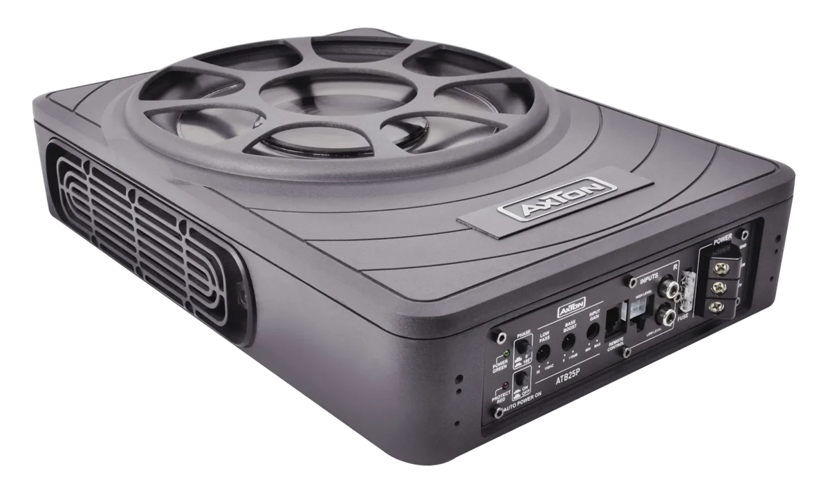 AXTON ATB25P Flat-Aktivsubwoofer 25 cm mit Passivmembran – Bild 2