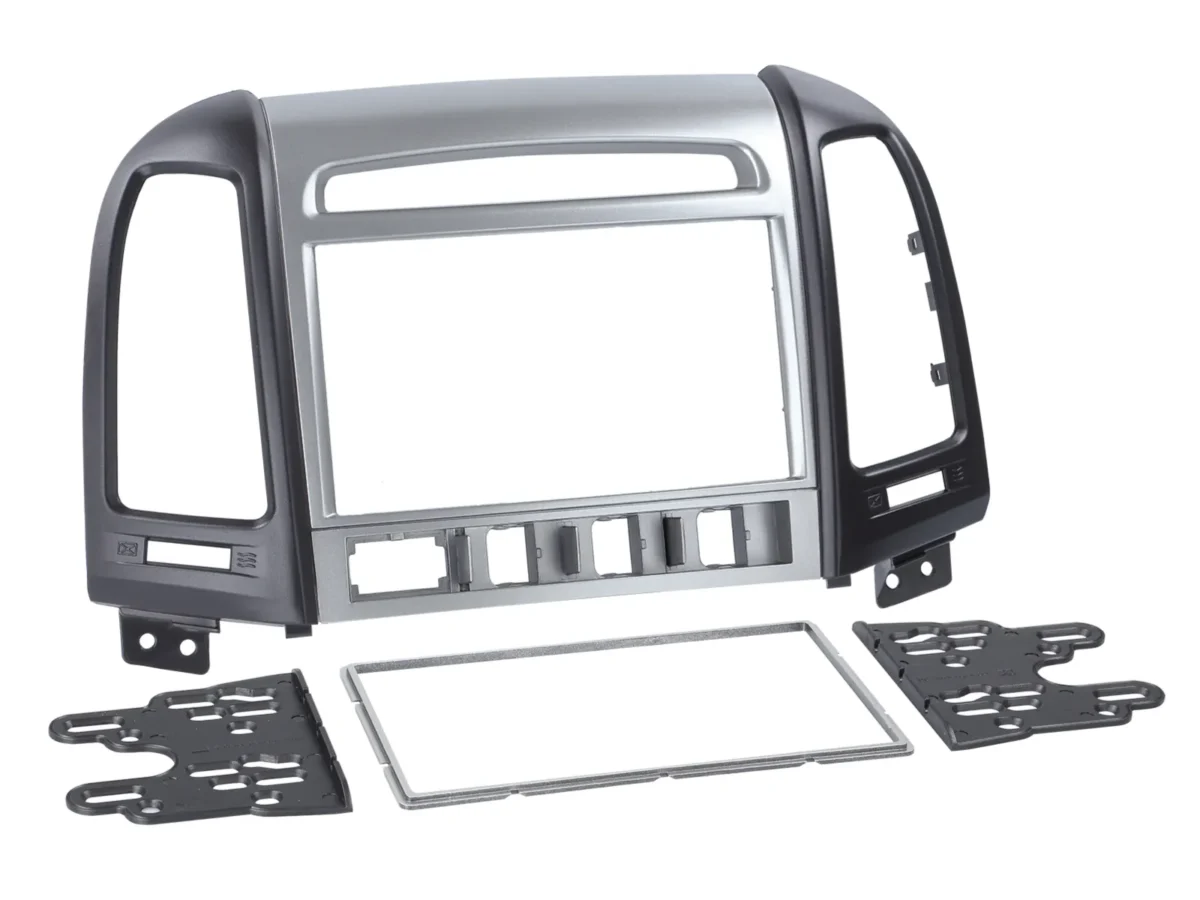 2-DIN RB Hyundai Santa Fe 2006 - 2012 silber/schwarz – Bild 1