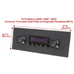 RETROSOUND Frontblende - Universal plate – Bild 7