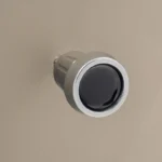 RETROSOUND vorderer Bedienknopf, Metall, verchromt, schwarz lackiert RSP-054 – Bild 2