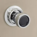 RETROSOUND vorderer Bedienknopf, Metall, verchromt, schwarz lackiert RSP-054 – Bild 3