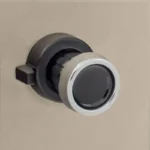 RETROSOUND vorderer Bedienknopf, Metall, verchromt, schwarz lackiert RSP-054 – Bild 4