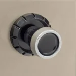 RETROSOUND vorderer Bedienknopf, Metall, verchromt, schwarz lackiert RSP-054 – Bild 5