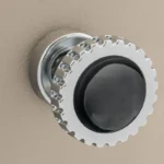 RETROSOUND vorderer Bedienknopf, Metall, verchromt, schwarz lackiert – Bild 16