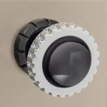 RETROSOUND vorderer Bedienknopf, Metall, verchromt, schwarz lackiert – Bild 5