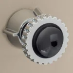 RETROSOUND vorderer Bedienknopf, Metall, verchromt, schwarz lackiert – Bild 9