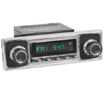 RETROSOUND universelle Einsätze für Becker Frontblende, schwarz glatt – Bild 4