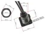 USB/HDMI Einbaubuchse/Aufbaugehäuse USB-A/HDMI – Bild 3