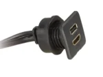 USB/HDMI Einbaubuchse/Aufbaugehäuse USB-A/HDMI – Bild 4