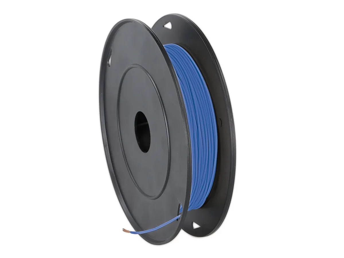 SPULE FLRY KABEL 0.75 MM BLAU 100 METER – Bild 1