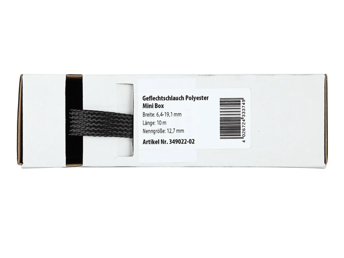 Geflechtschlauch Mini Box 6,4-19,1 mm / 10 m – Bild 1