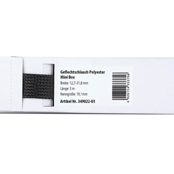 Geflechtschlauch Mini Box 12,7-31,8 mm / 5 m
