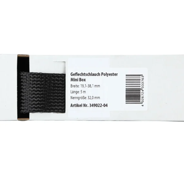 Geflechtschlauch Mini Box 19,1-38,1 mm / 5 m
