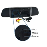 Rückspiegel - integriertem 10,9cm 4,3 Zoll Monitor – Bild 4