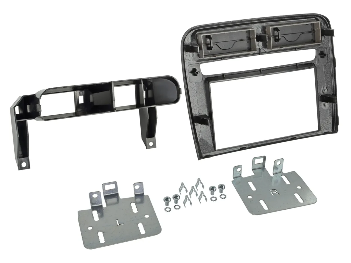 2-DIN Radioblende Fiat Grande Punto 2005-2010 schwarz – Bild 4