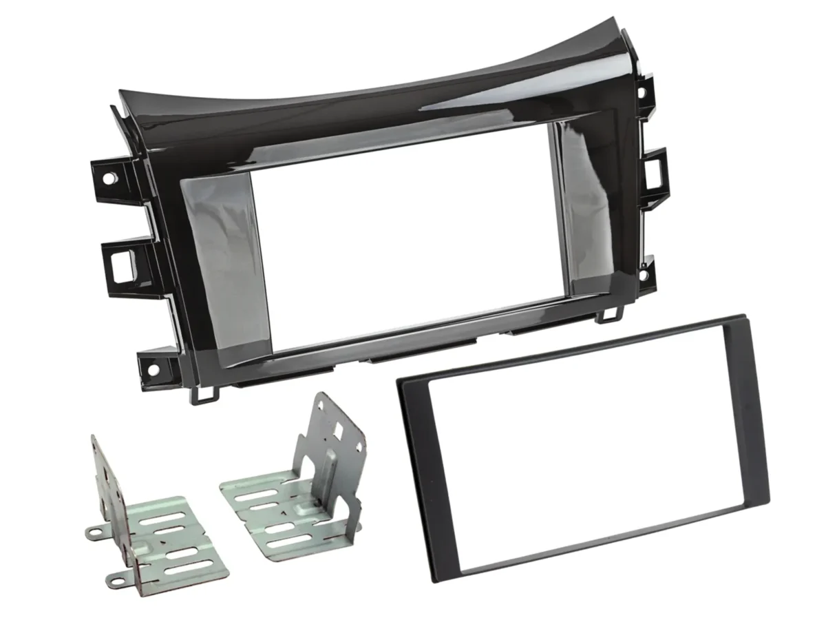 2-DIN RB Nissan Navara /Renault Alaskan Klavierlack schwarz – Bild 1