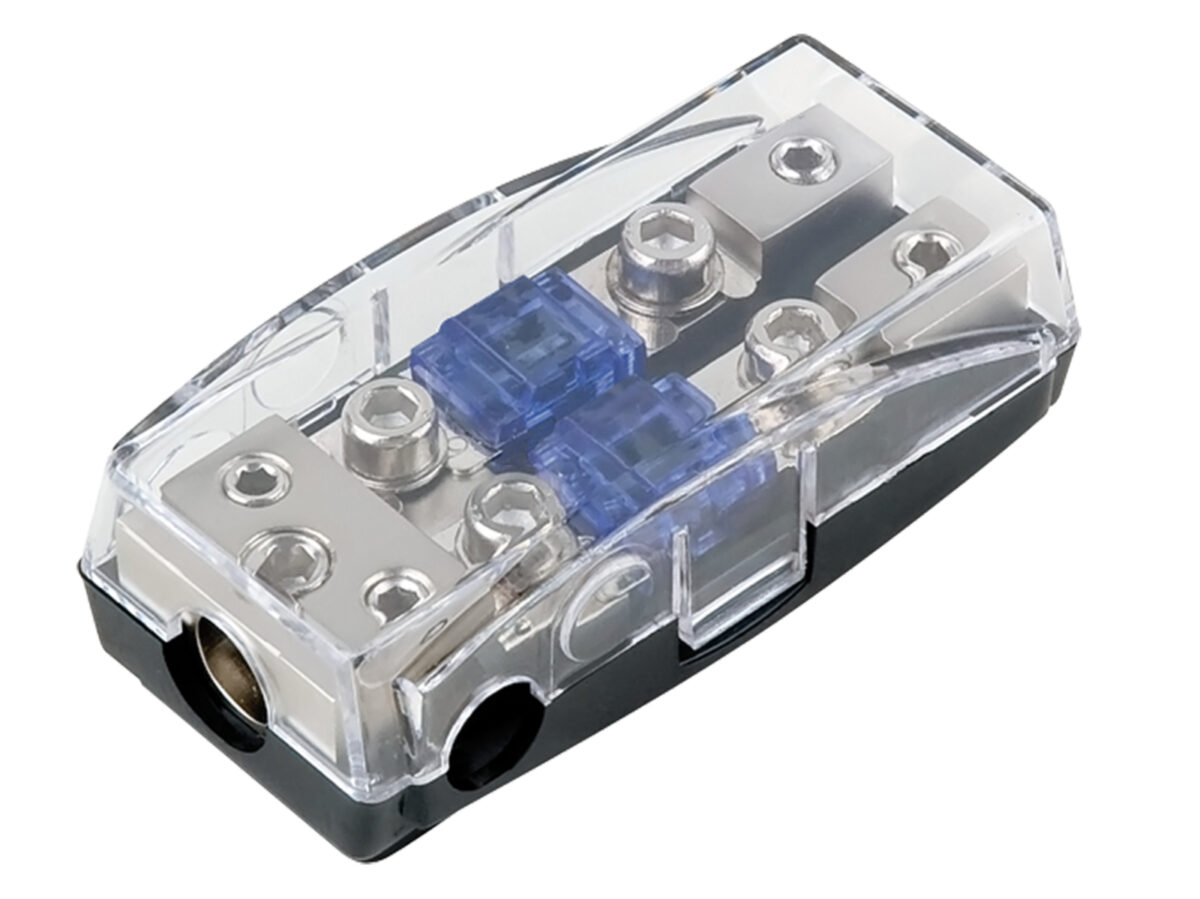Mini ANL Sicherungshalter silber 1 x 35 mm 2 x 20 mm – Bild 1